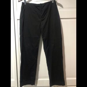 Jcrew black cropped summer weight pants